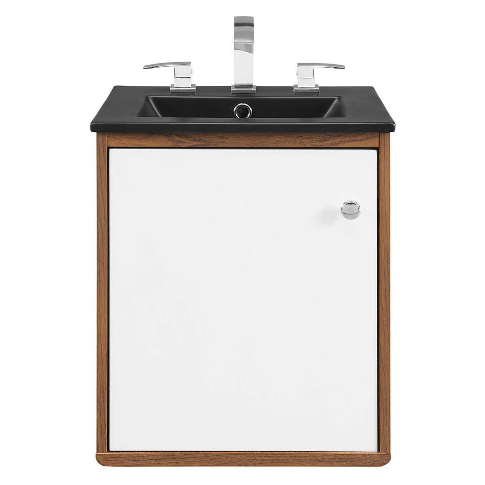 Transmit Wall-Mount Bathroom Vanity Basin Included by Modway