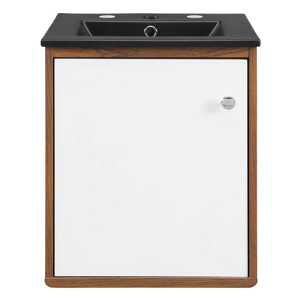 Transmit Wall-Mount Bathroom Vanity Basin Included by Modway