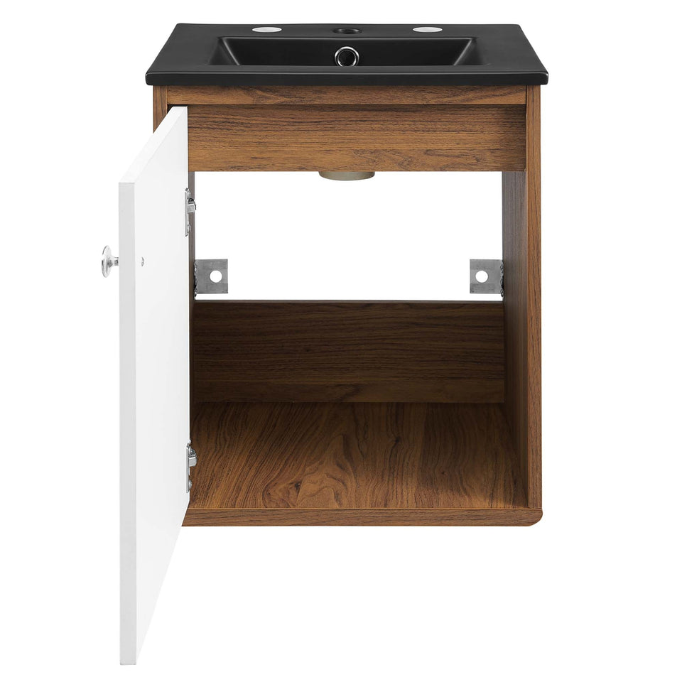 Transmit Wall-Mount Bathroom Vanity Basin Included by Modway