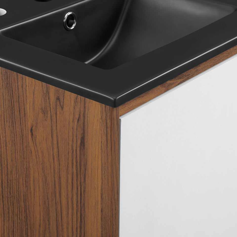 Transmit Wall-Mount Bathroom Vanity Basin Included by Modway