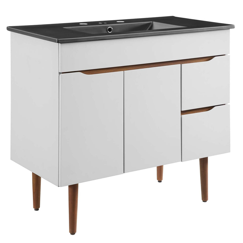 Harvest Bathroom Vanity Basin Included by Modway