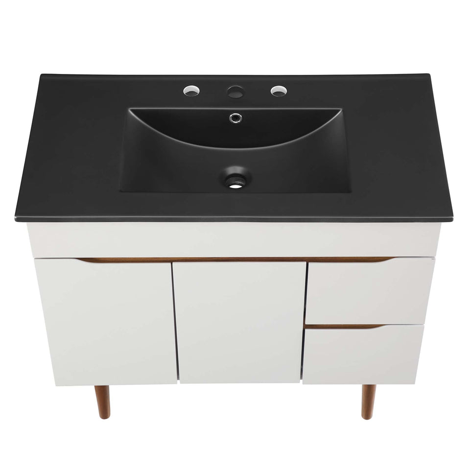 Harvest Bathroom Vanity Basin Included by Modway