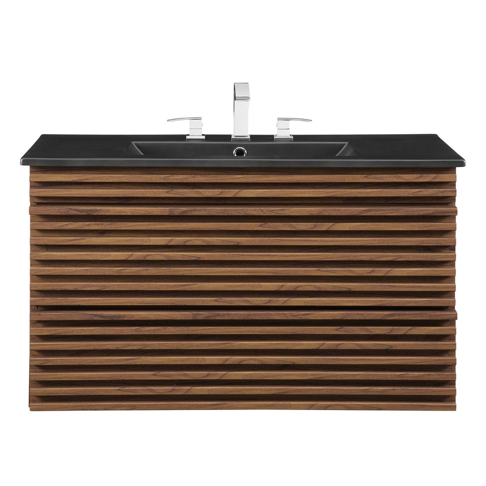 Render 36" Wall-Mount Bathroom Vanity by Modway
