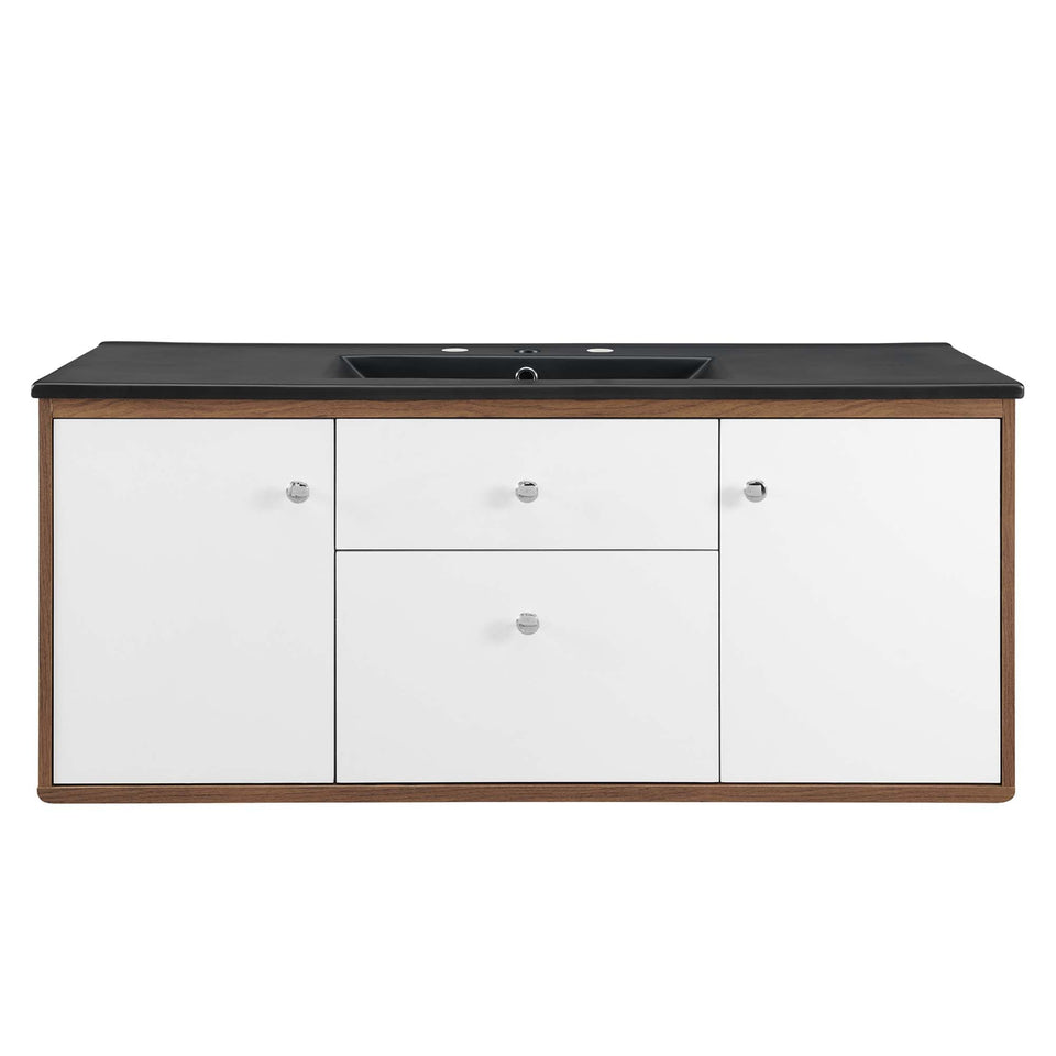 Transmit Wall-Mount Bathroom Vanity Basin Included by Modway