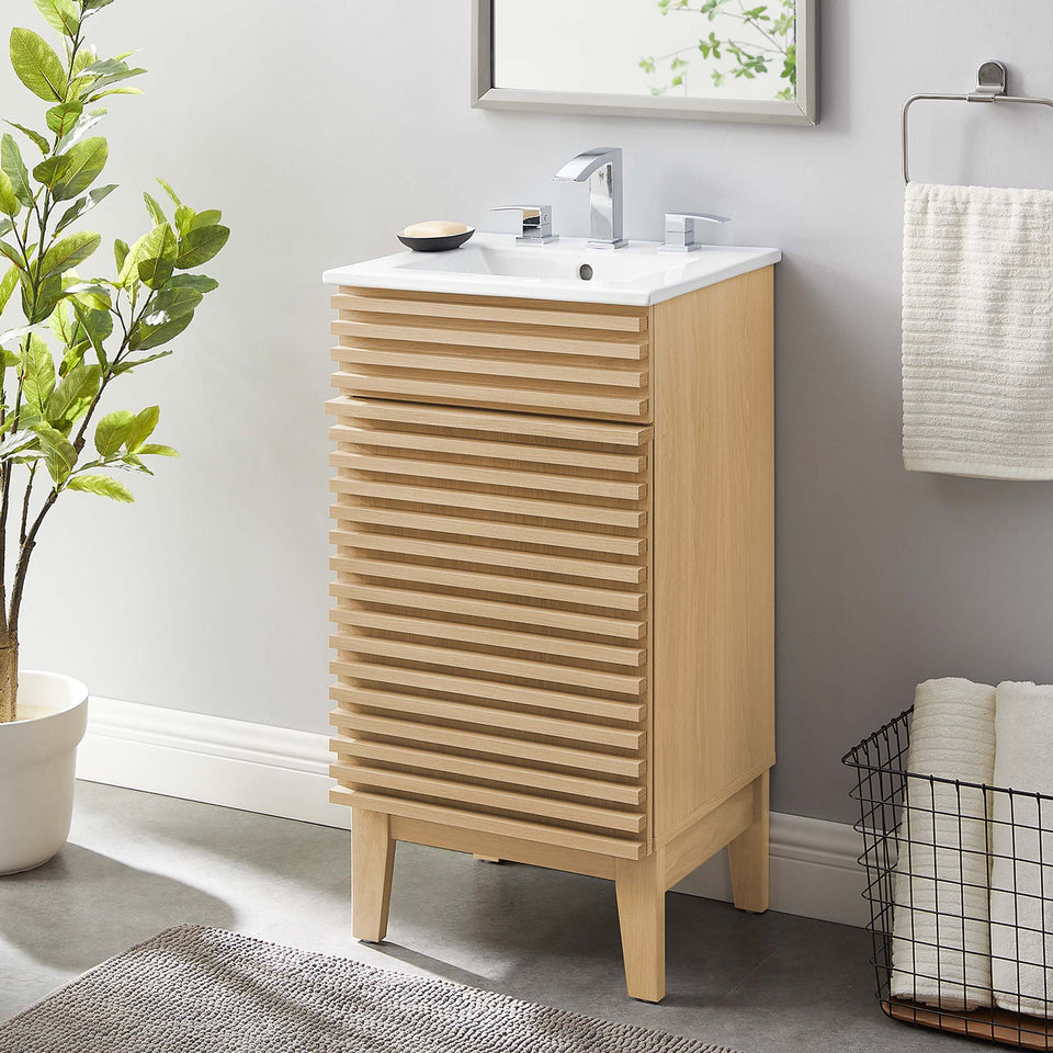 Render 18" Bathroom Vanity Cabinet by Modway