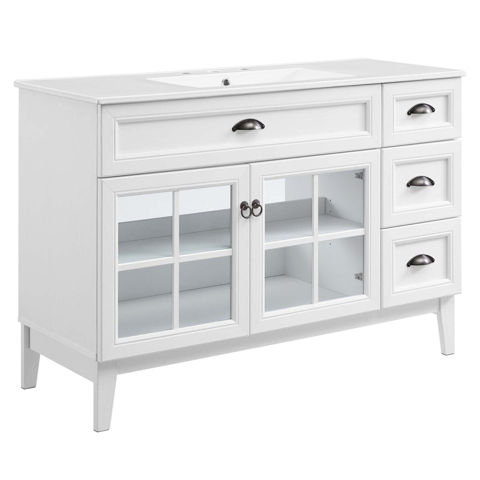 Isle Bathroom Vanity Basin Included by Modway