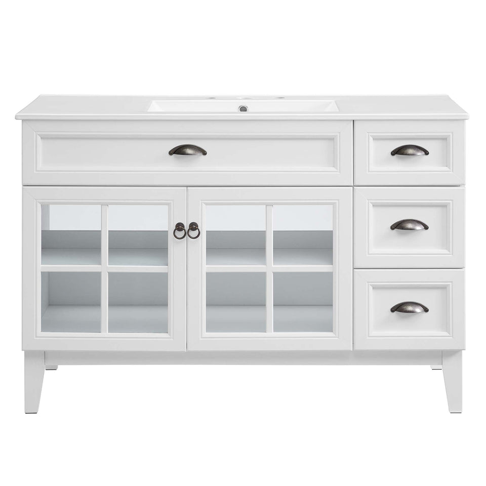 Isle Bathroom Vanity Basin Included by Modway