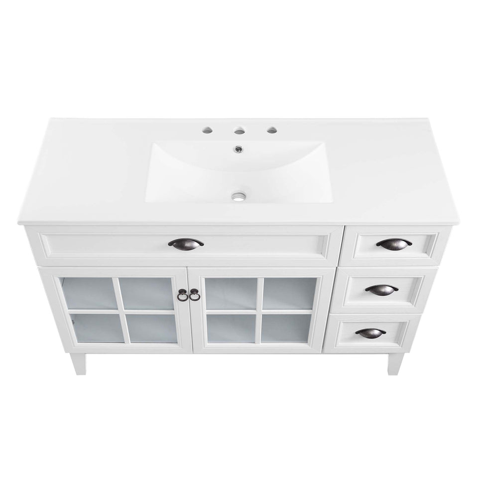 Isle Bathroom Vanity Basin Included by Modway