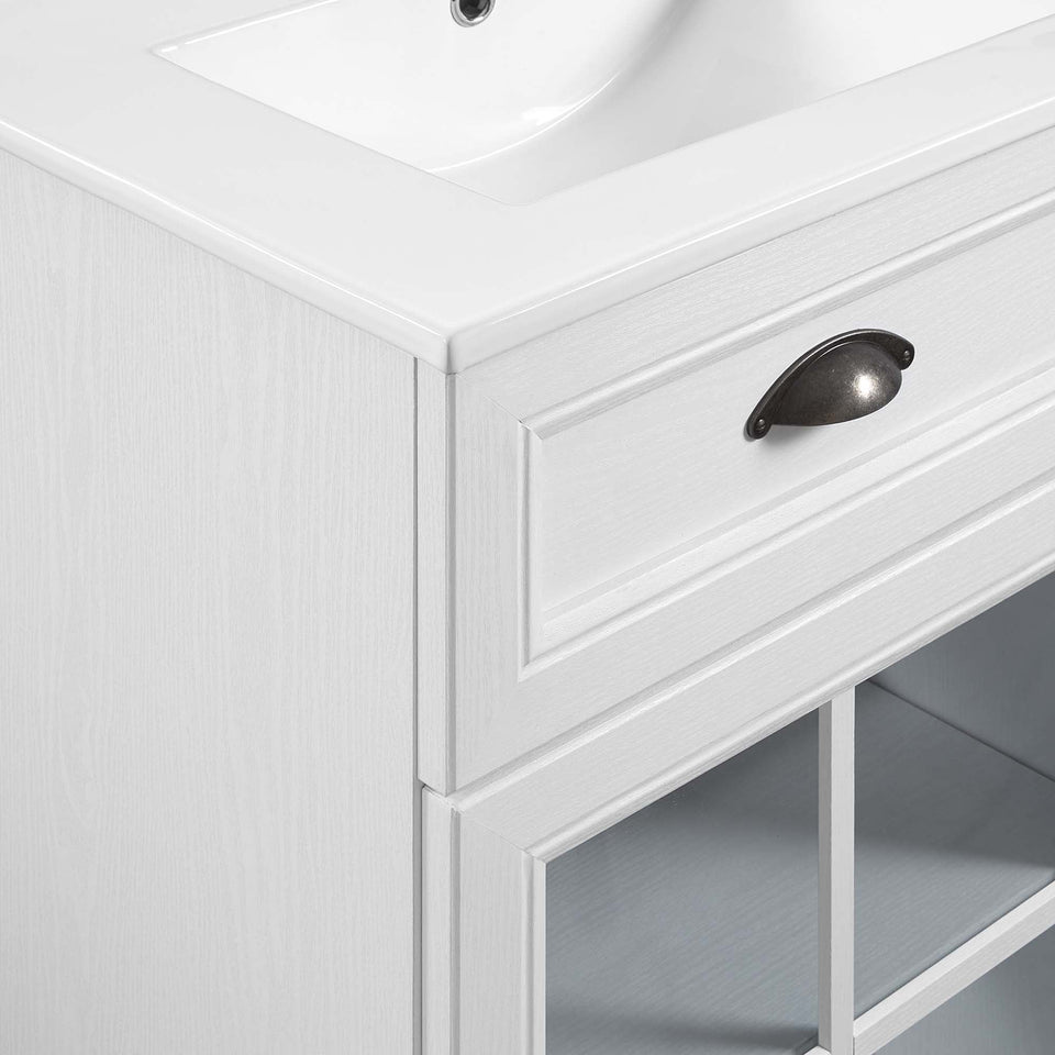 Isle Bathroom Vanity Basin Included by Modway