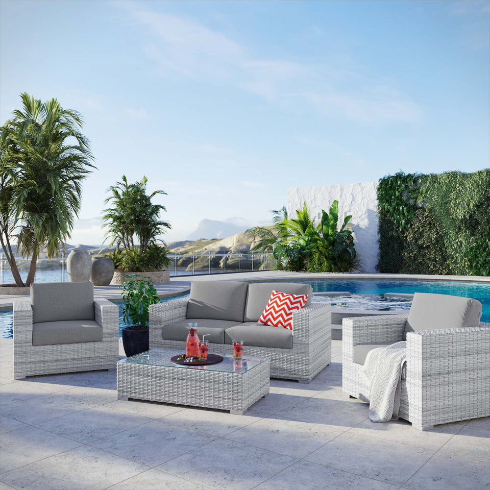 Convene 4-Piece Outdoor Set by Modway