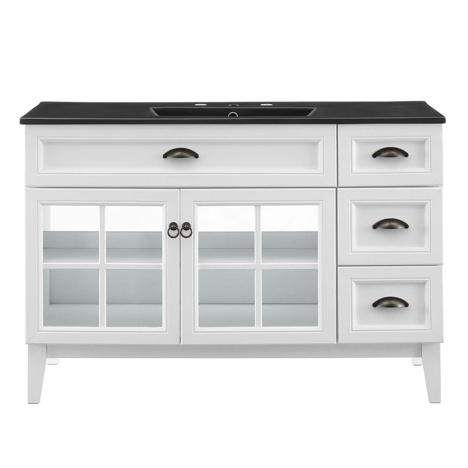 Isle Bathroom Vanity Basin Included by Modway