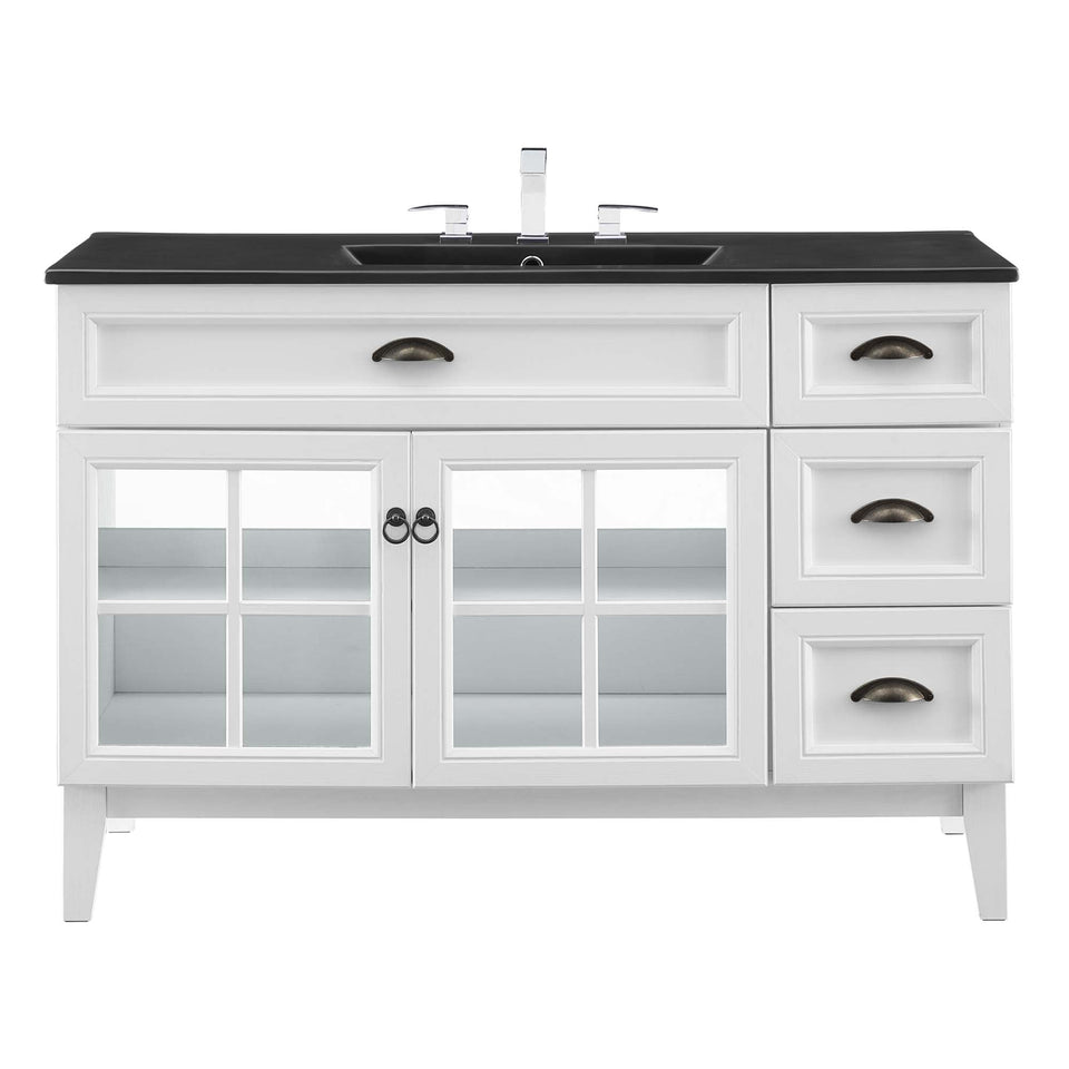 Isle Bathroom Vanity Basin Included by Modway