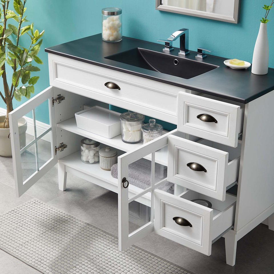Isle Bathroom Vanity Basin Included by Modway