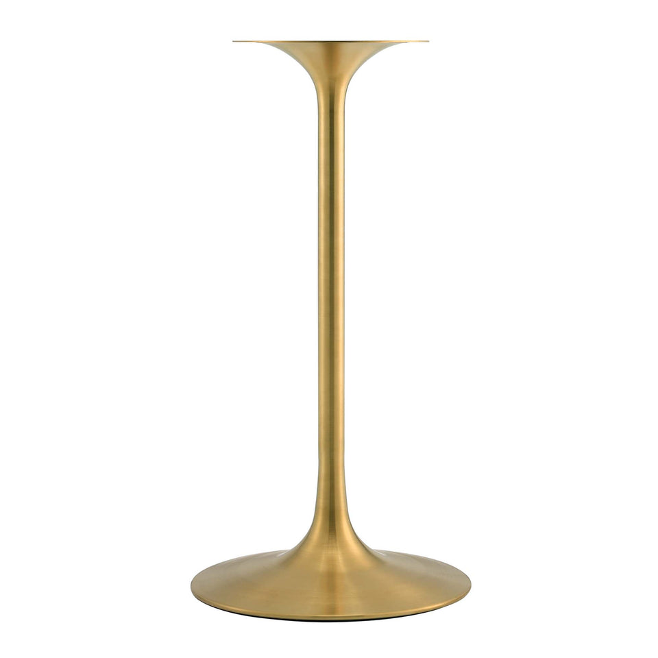 Lippa 28" Round Cherry Walnut Wood Bar Table by Modway