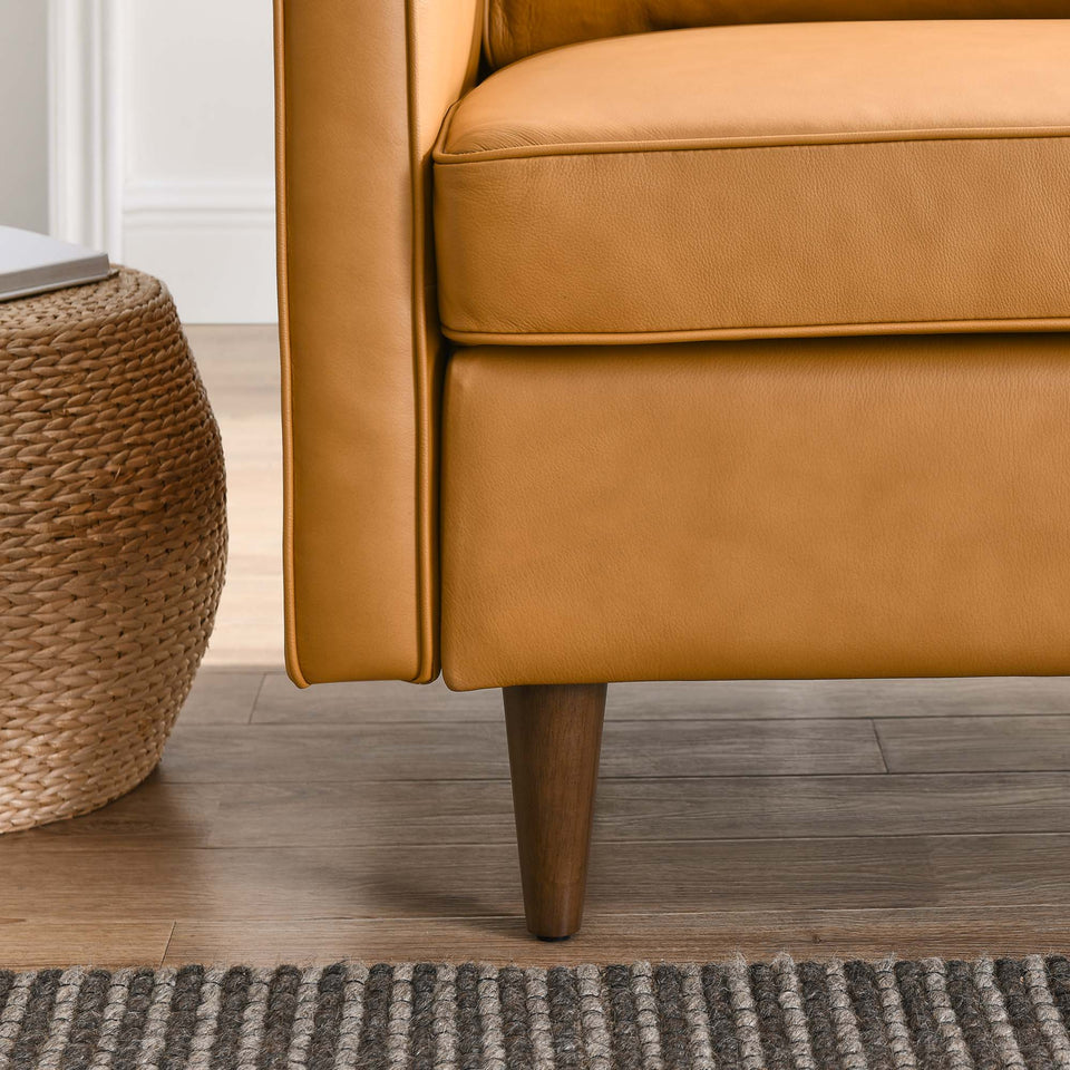 Impart Genuine Leather Armchair by Modway