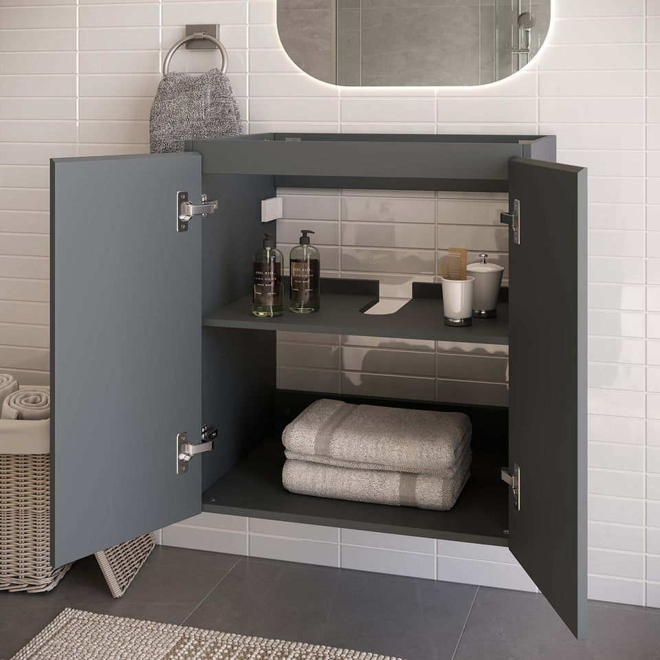 Bryn Wall-Mount Bathroom Cabinet Basin Not Included by Modway