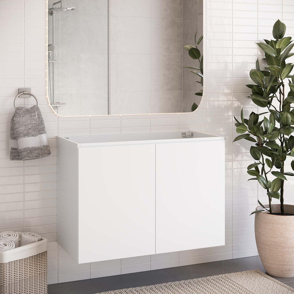 Bryn Wall-Mount Bathroom Cabinet Basin Not Included by Modway