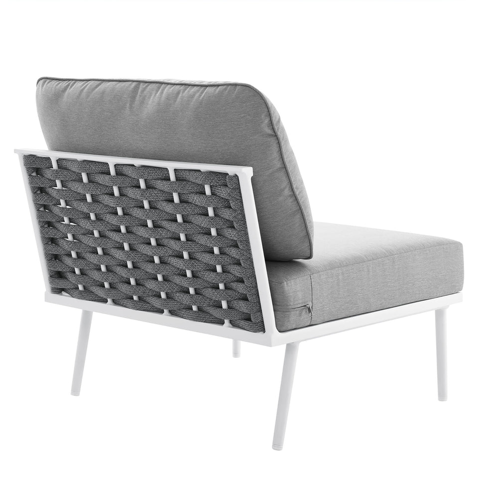 Stance Outdoor Patio Aluminum Armless Chair by Modway