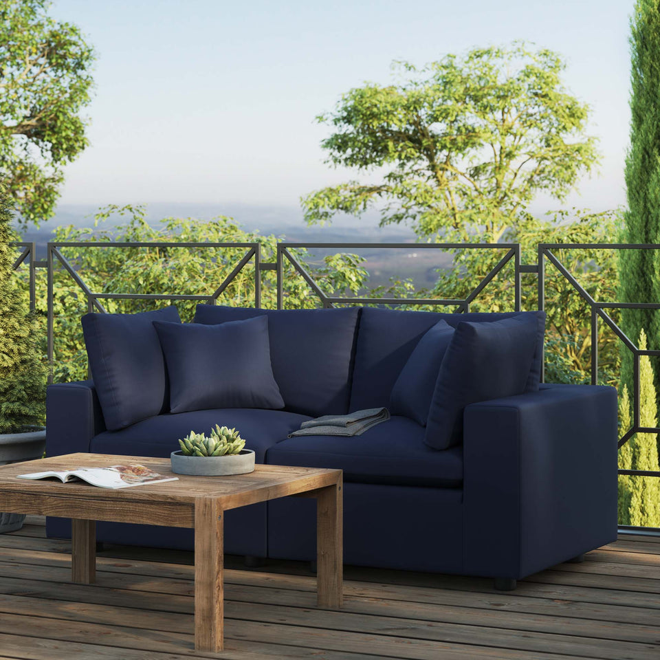 Commix Overstuffed Outdoor Patio Loveseat by Modway