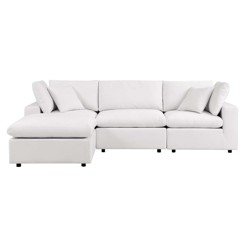 Commix 4-Piece Outdoor Patio Sectional Sofa by Modway