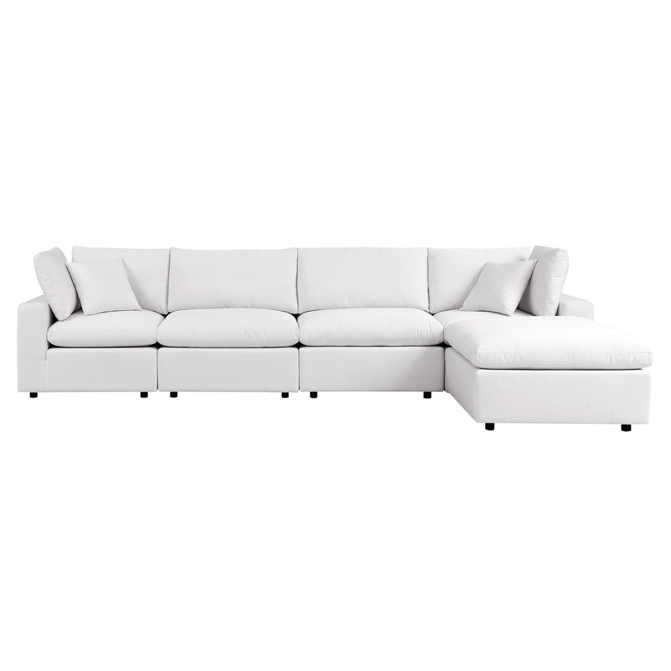 Commix 5-Piece Outdoor Patio Sectional Sofa by Modway