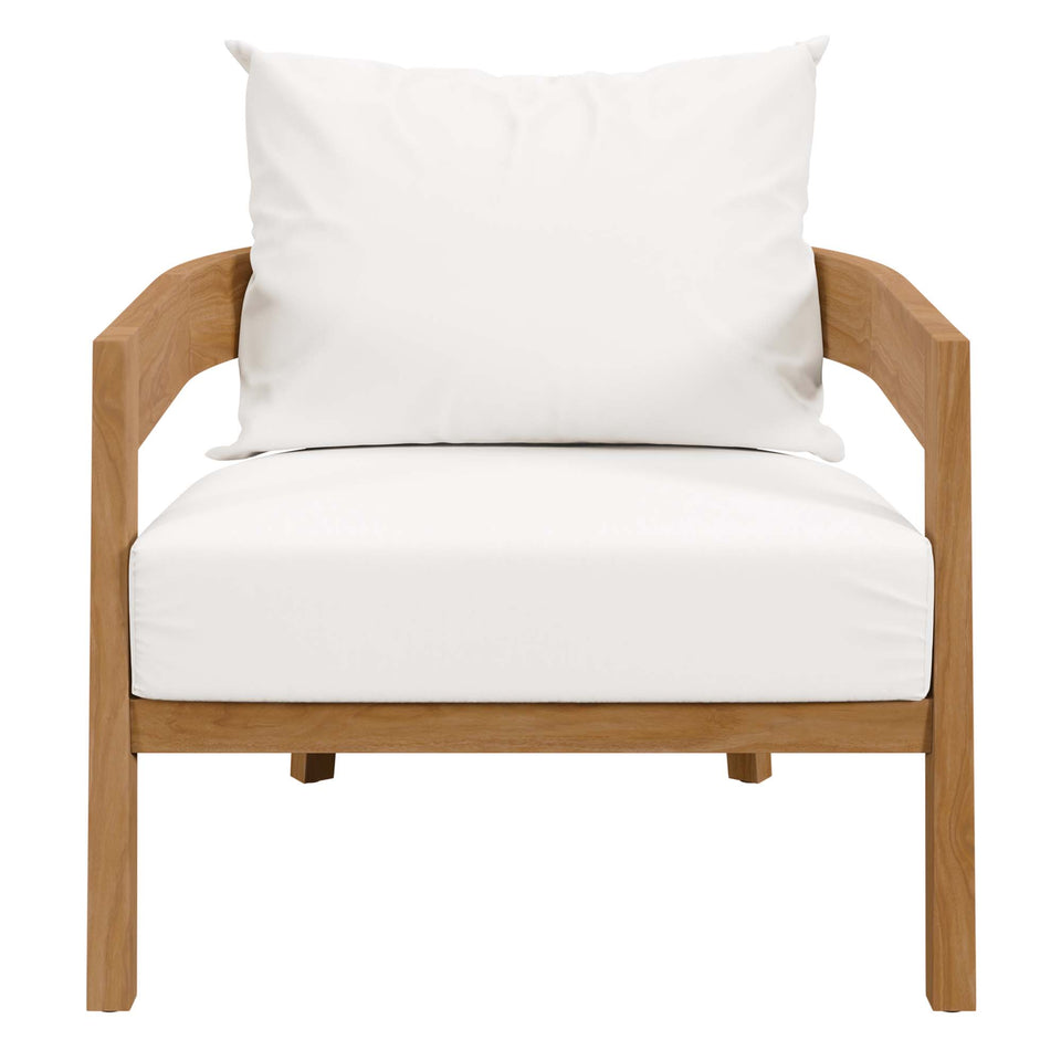 Brisbane Teak Wood Outdoor Patio Armchair by Modway