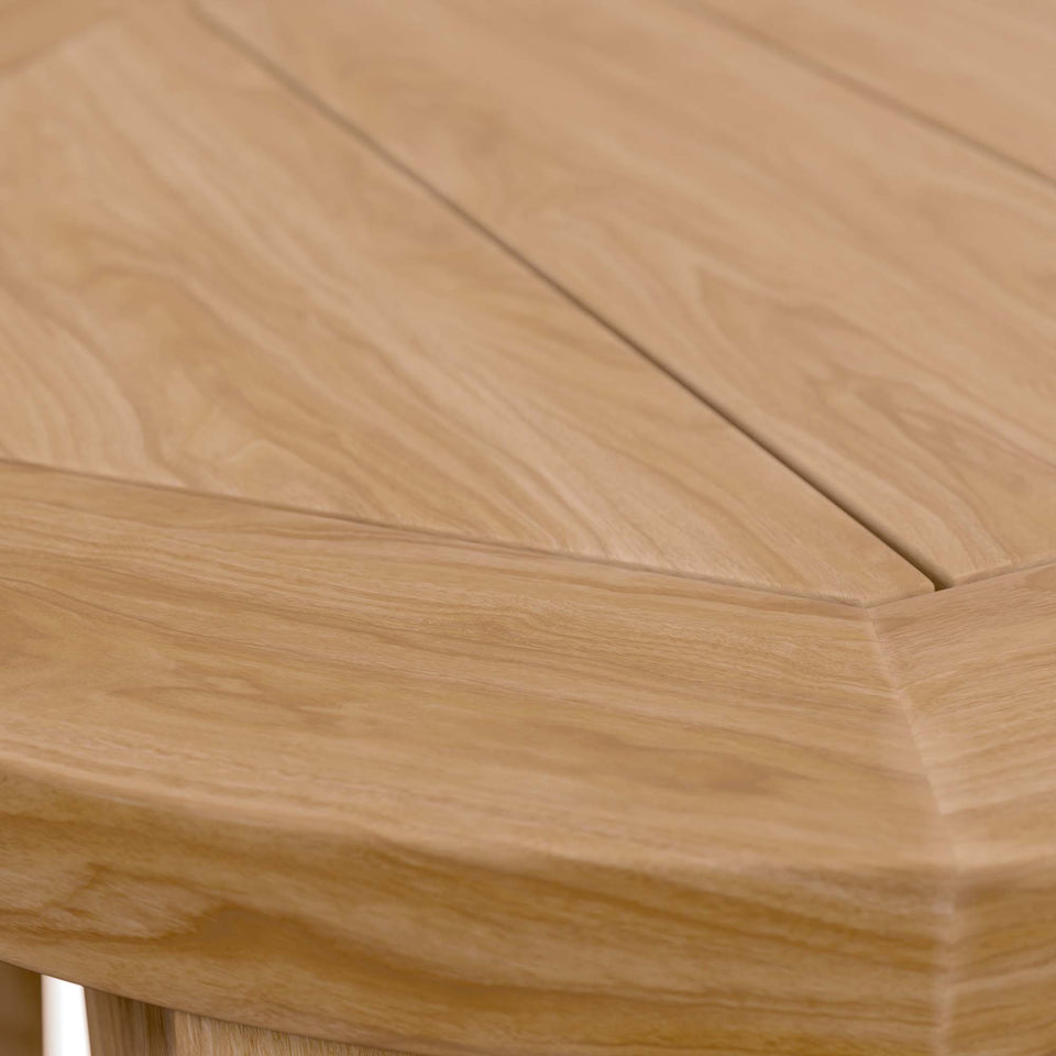 Brisbane Teak Wood Outdoor Patio Side Table by Modway