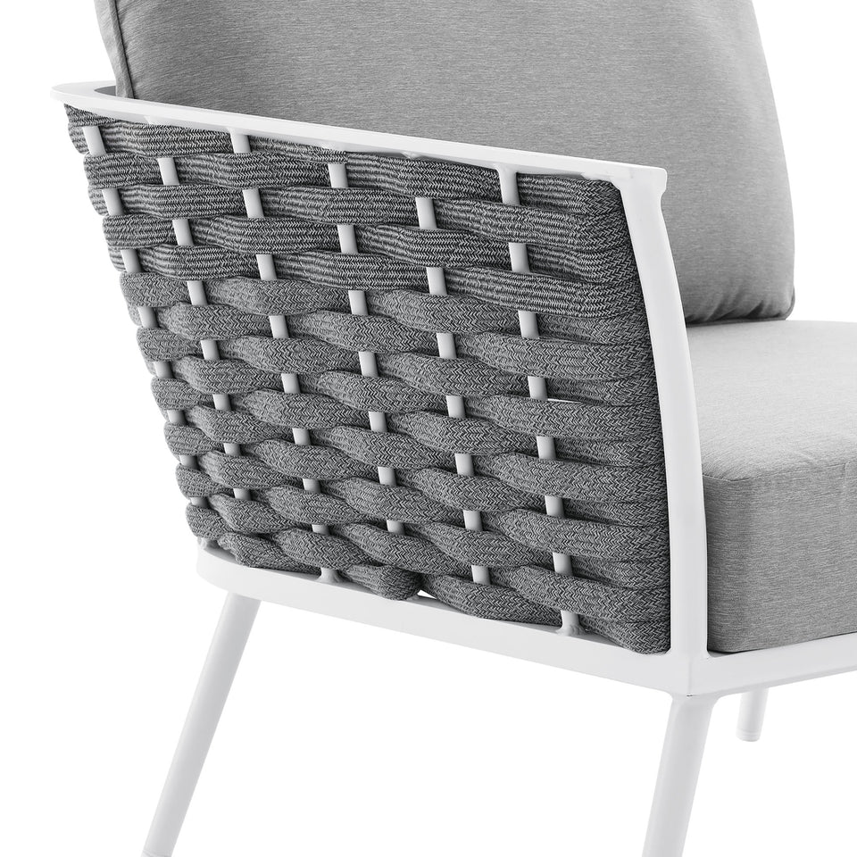 Stance Outdoor Patio Aluminum Small Sectional Sofa by Modway