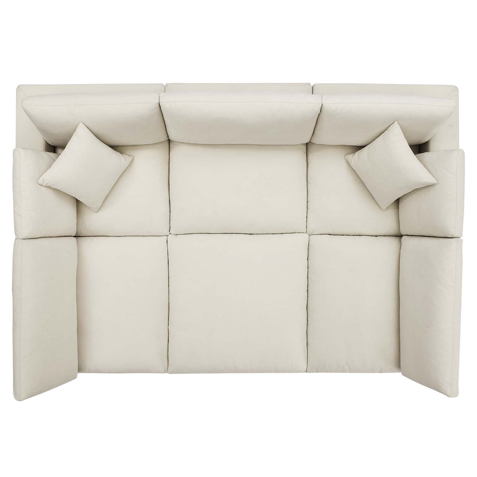 Commix 6-Piece Down Filled Overstuffed Sectional Sofa by Modway