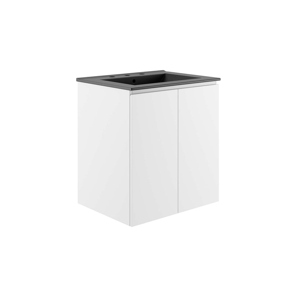 Bryn Wall-Mount Bathroom Vanity Basin Included by Modway