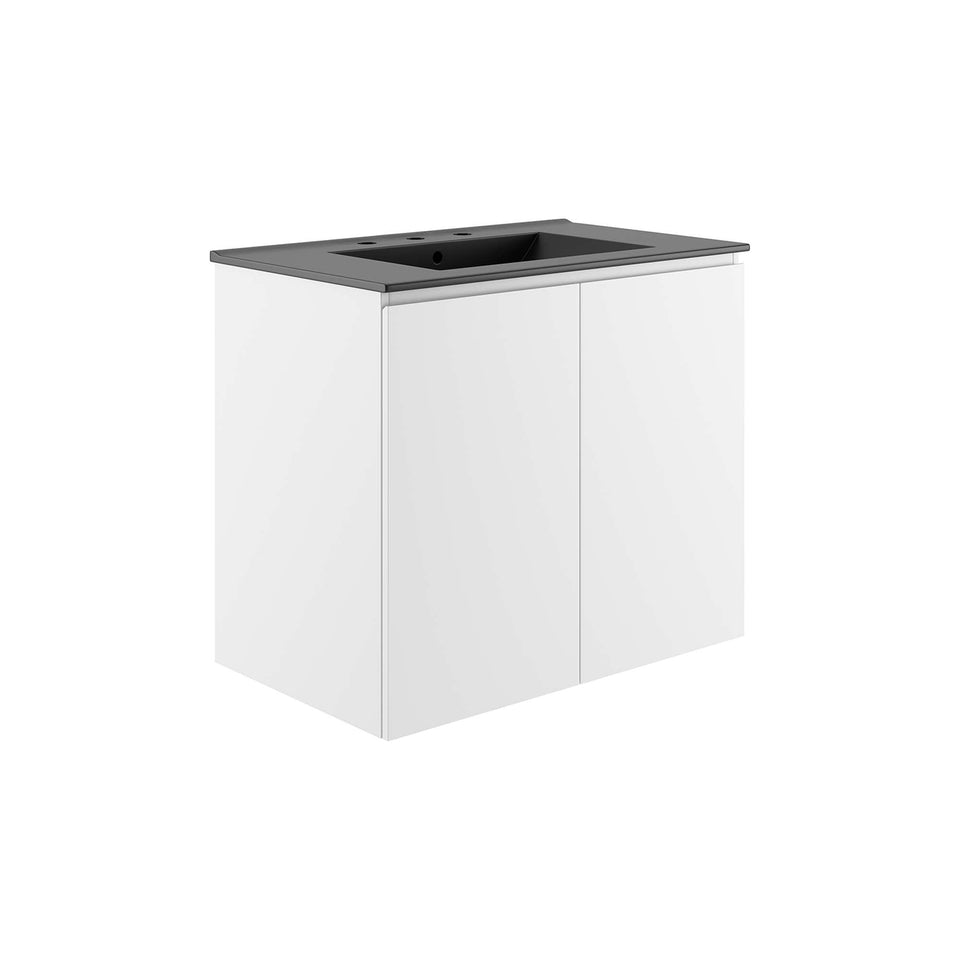 Bryn Wall-Mount Bathroom Vanity Basin Included by Modway