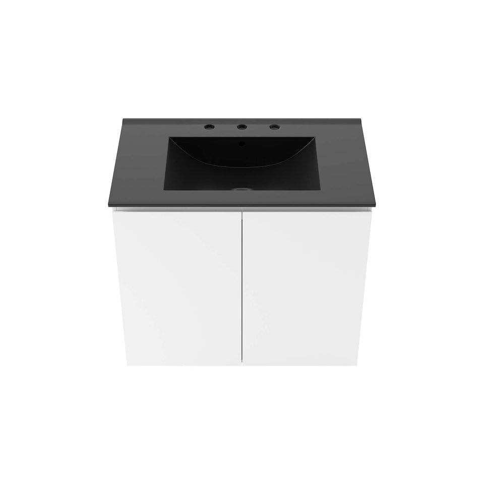 Bryn Wall-Mount Bathroom Vanity Basin Included by Modway