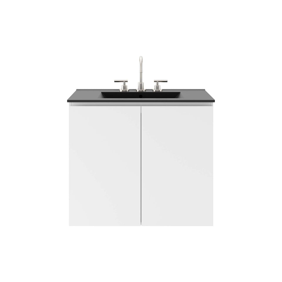 Bryn Wall-Mount Bathroom Vanity Basin Included by Modway