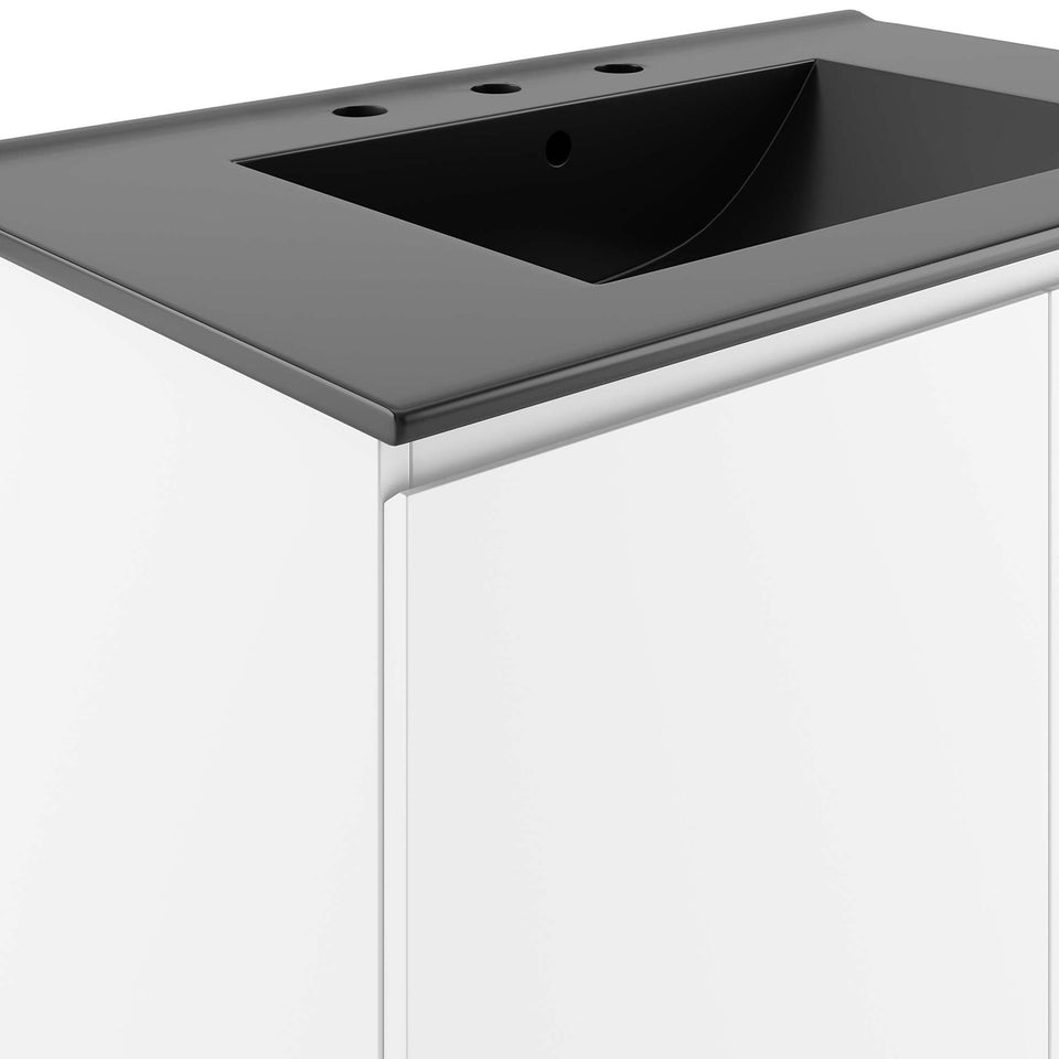 Bryn Wall-Mount Bathroom Vanity Basin Included by Modway