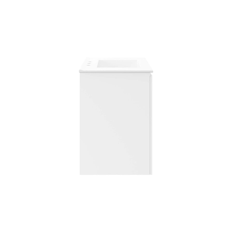 Bryn Wall-Mount Bathroom Vanity Basin Included by Modway