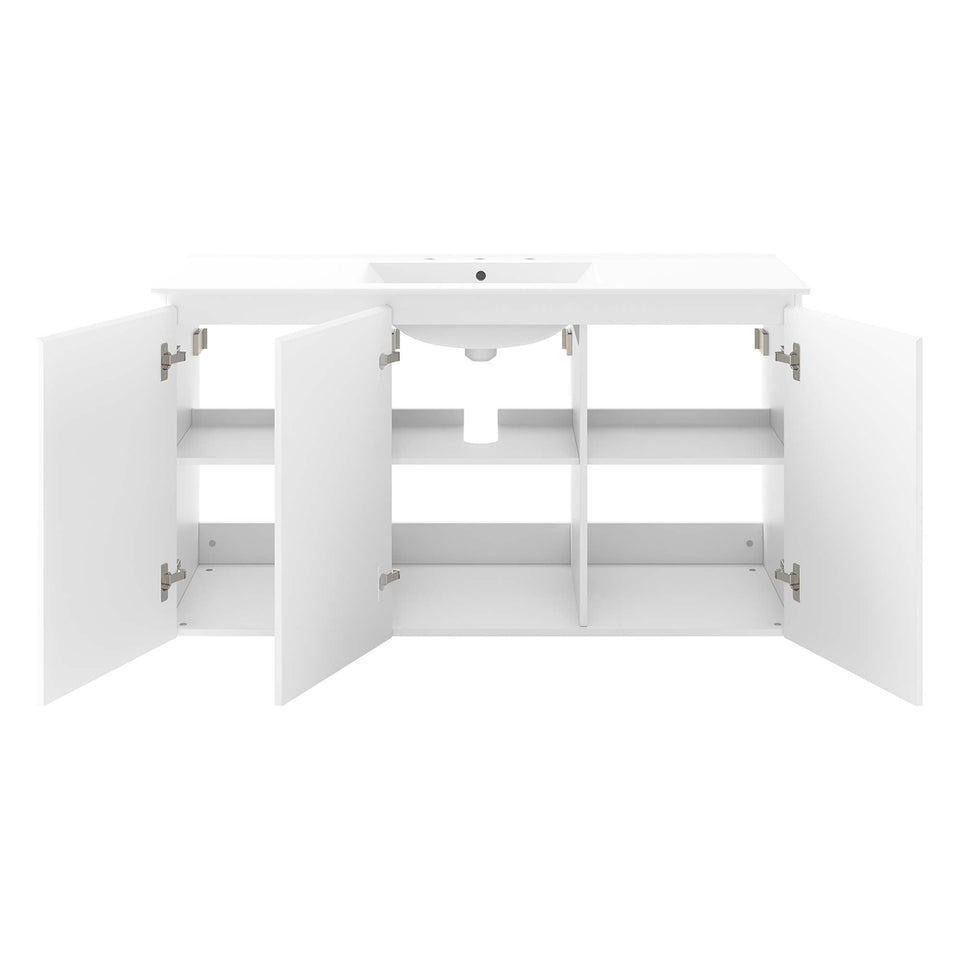 Bryn Wall-Mount Bathroom Vanity Basin Included by Modway