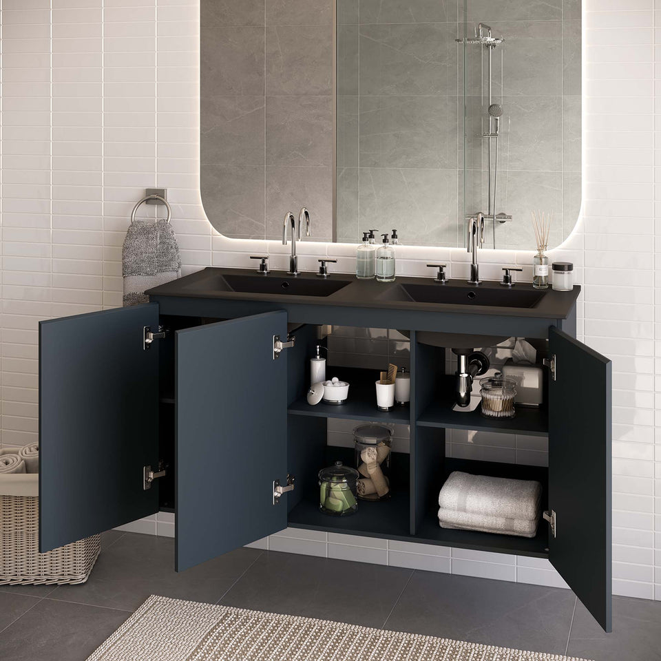 Bryn Wall-Mount Bathroom Vanity Basin Included by Modway