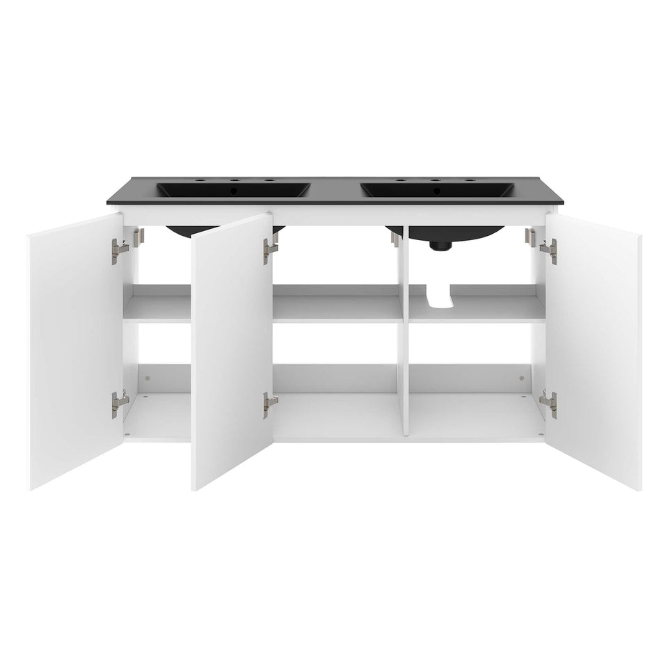 Bryn Wall-Mount Bathroom Vanity Basin Included by Modway