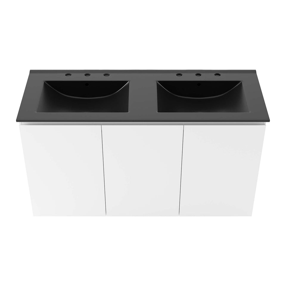 Bryn Wall-Mount Bathroom Vanity Basin Included by Modway