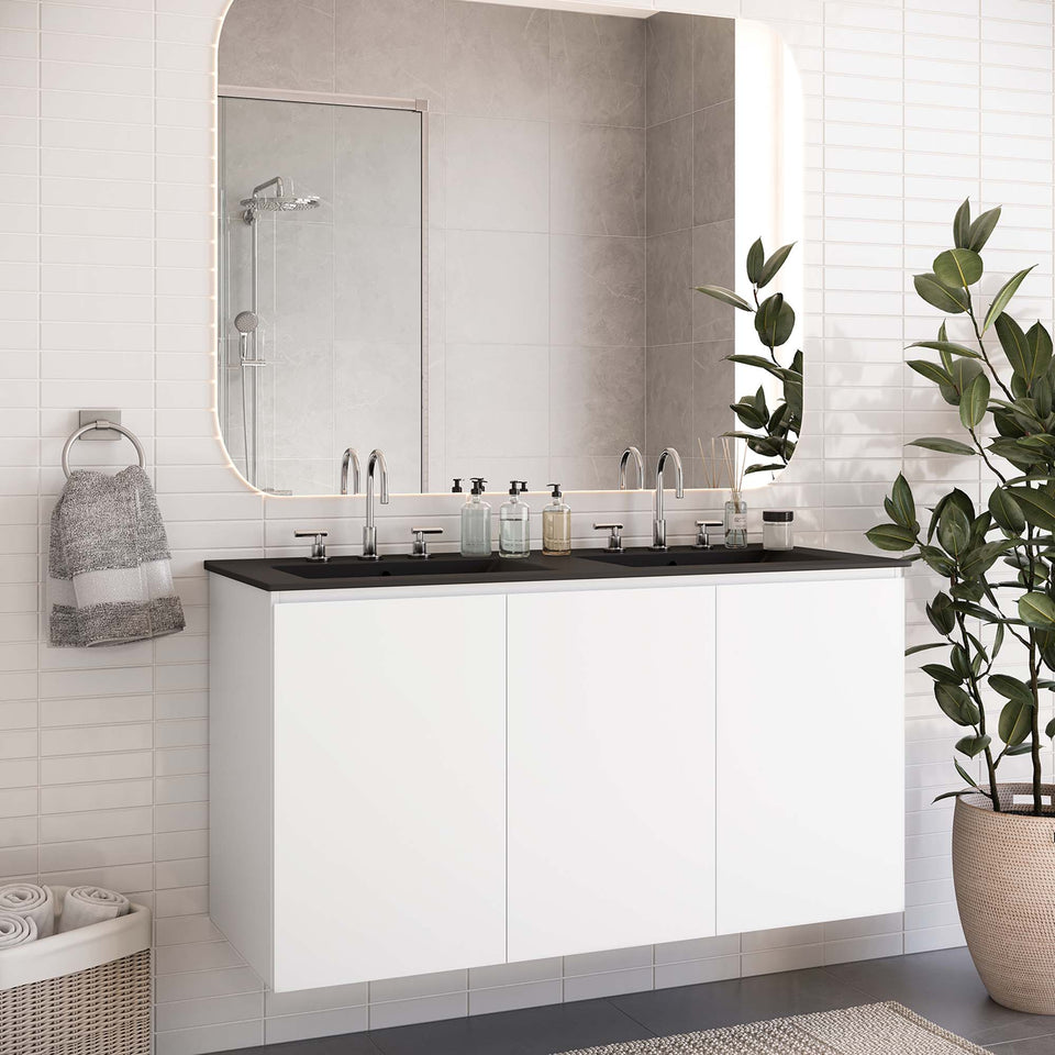 Bryn Wall-Mount Bathroom Vanity Basin Included by Modway