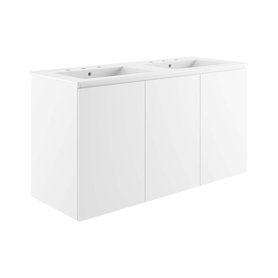 Bryn Wall-Mount Bathroom Vanity Basin Included by Modway