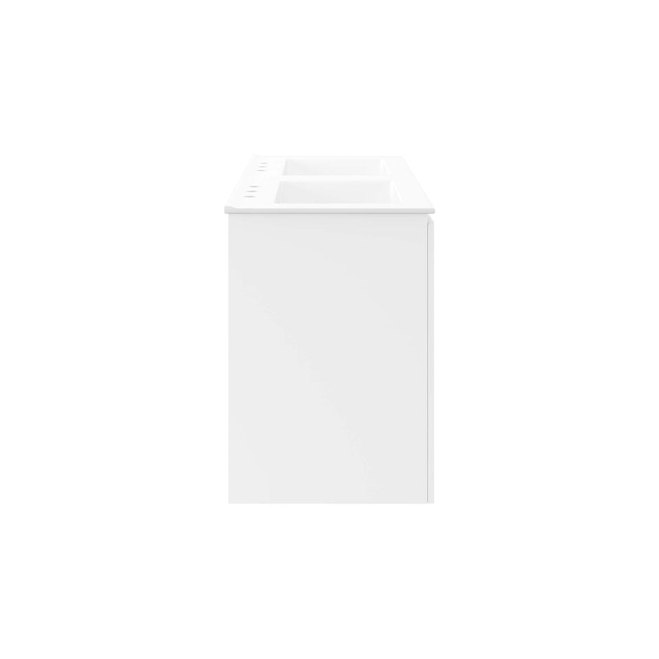 Bryn Wall-Mount Bathroom Vanity Basin Included by Modway