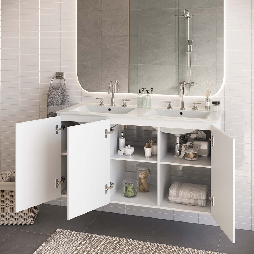 Bryn Wall-Mount Bathroom Vanity Basin Included by Modway