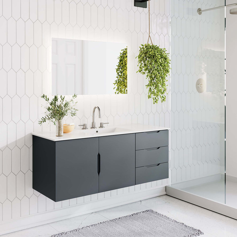 Vitality 48" Single Sink Bathroom Vanity by Modway