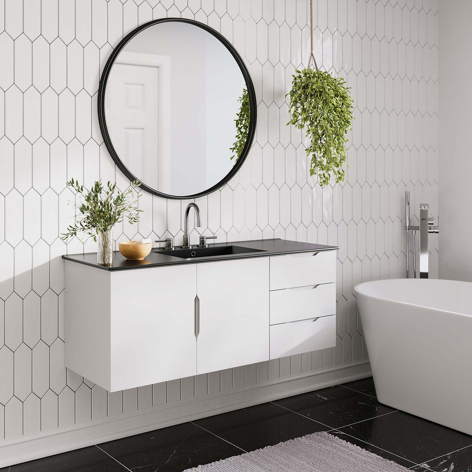 Vitality 48" Single Sink Bathroom Vanity by Modway