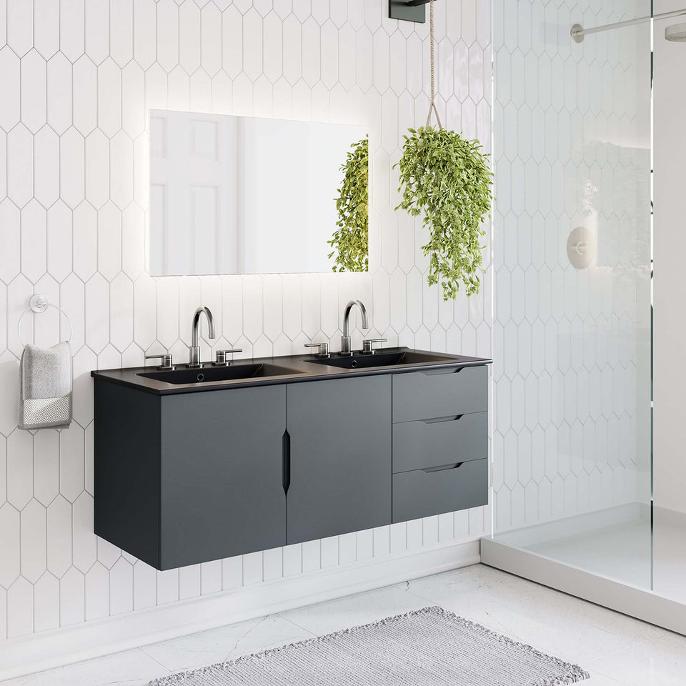 Vitality 48" Double Sink Bathroom Vanity by Modway
