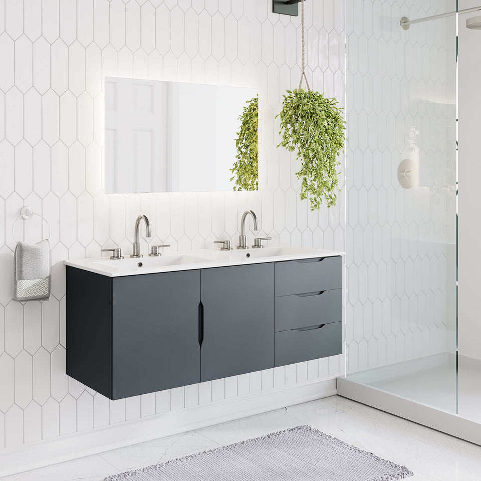 Vitality 48" Double Sink Bathroom Vanity by Modway