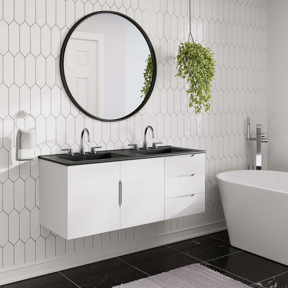 Vitality 48" Double Sink Bathroom Vanity by Modway