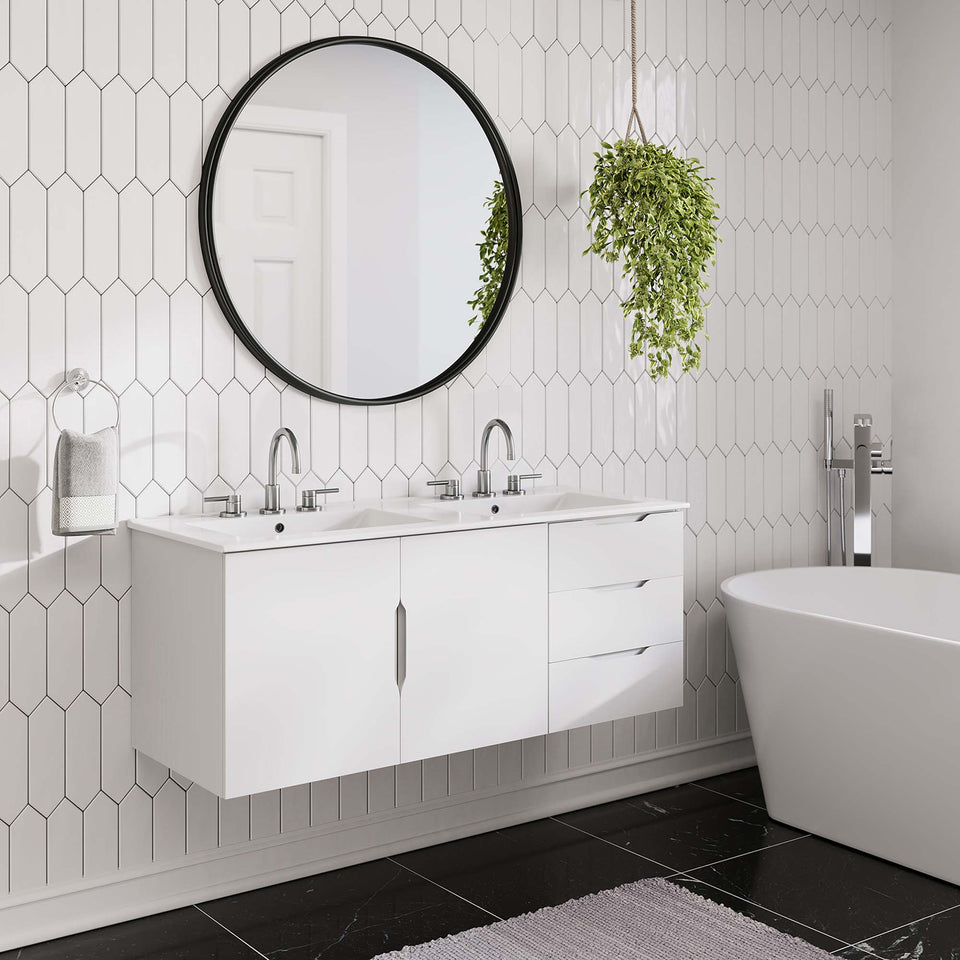 Vitality 48" Double Sink Bathroom Vanity by Modway