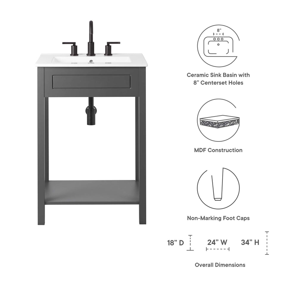 Altura Bathroom Vanity Basin Included by Modway